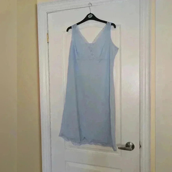 Other - Vintage pale blue  chemise size large